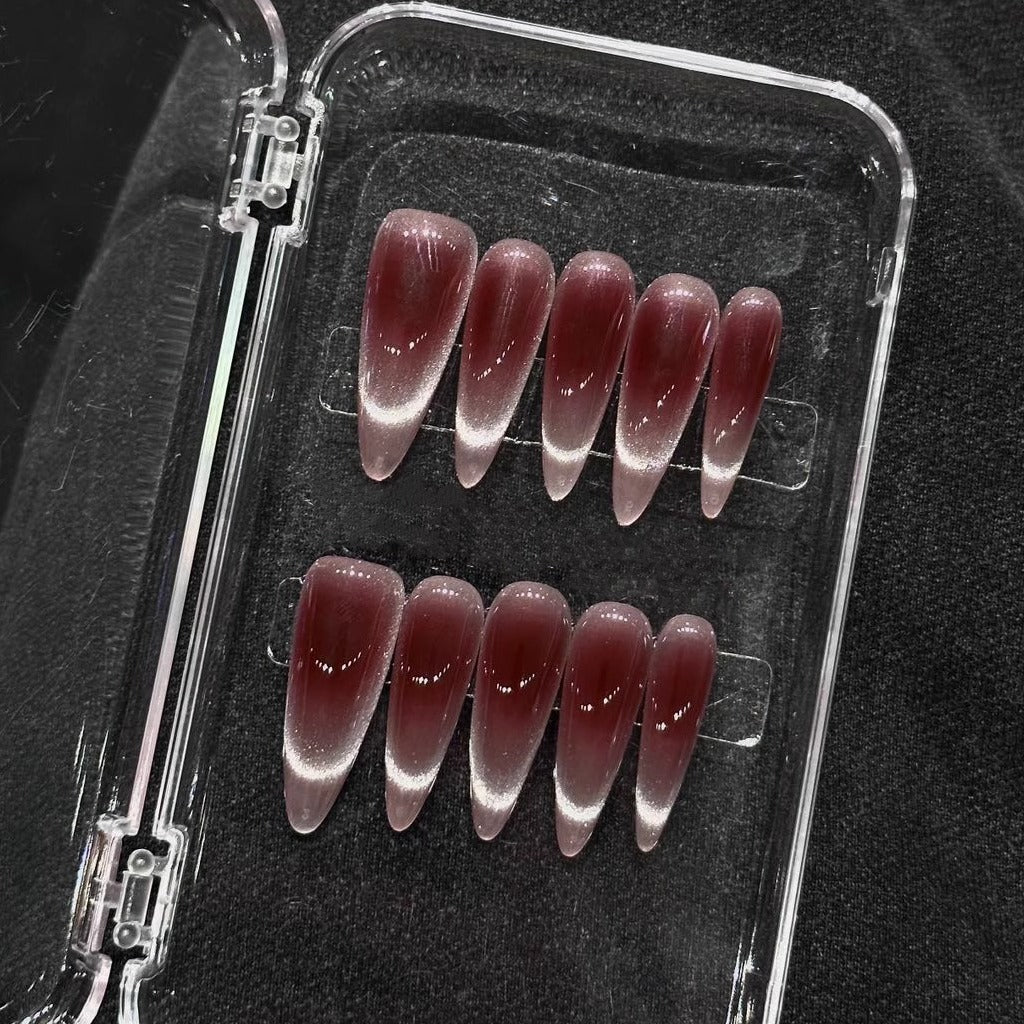 Handmade Bloody Mary Water Drop Press On Nails