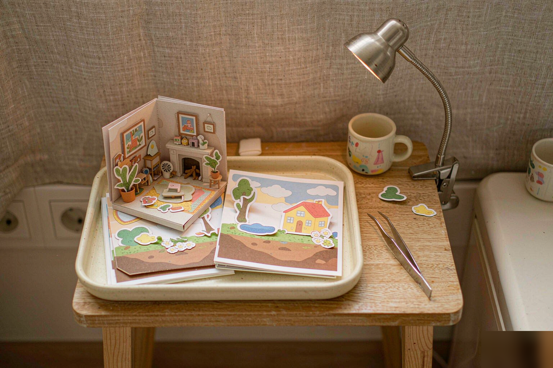 How to Build a Cozy Sticker Corner on a Small Desk