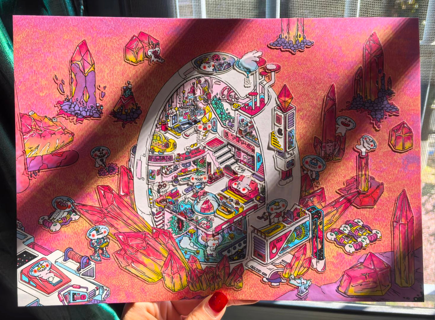 Contradictory Space & GJ540b Deluxe 3D Scene Stickers Set