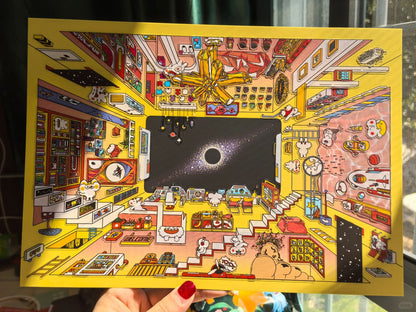 Contradictory Space & GJ540b Deluxe 3D Scene Stickers Set