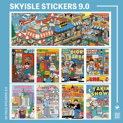 American comics| 3D DIY Scene Stickers
