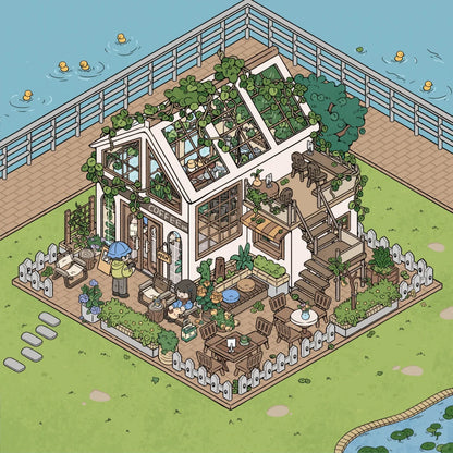 Cape Cafe 3d Scene stickers
