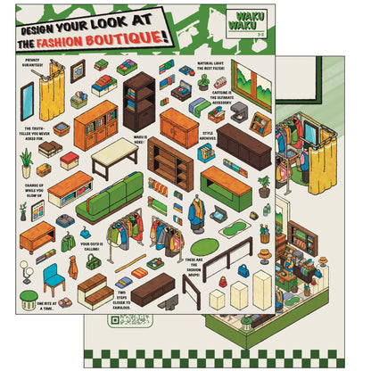 Urban Survival 3D Scene Stickers Miniature Sticker Set
