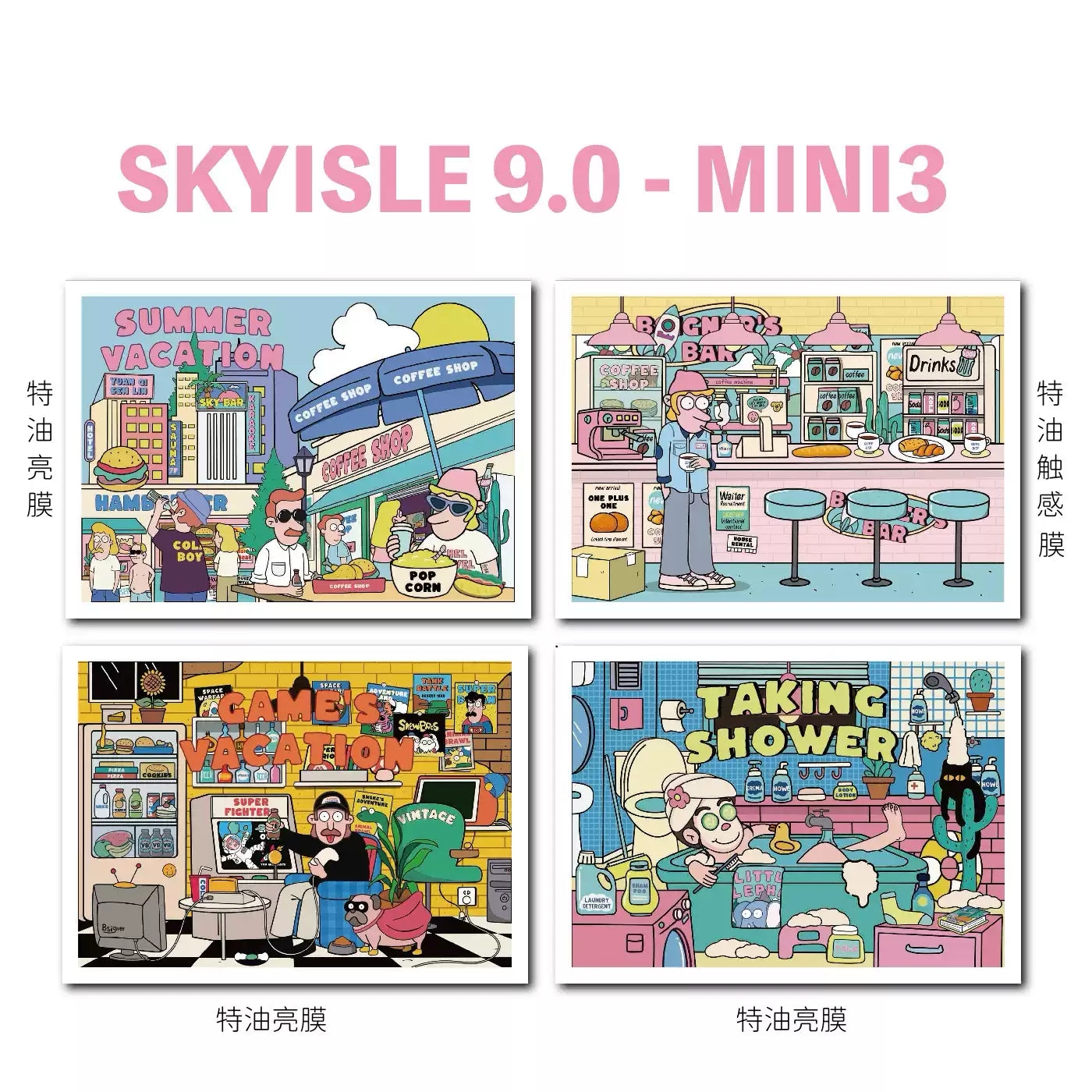 American comics| 3D DIY Scene Stickers
