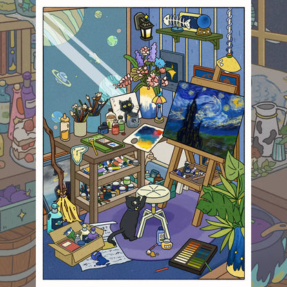 3d Scene Stickers|Cosmic Attic Series