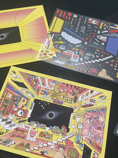 Contradictory Space & GJ540b Deluxe 3D Scene Stickers Set