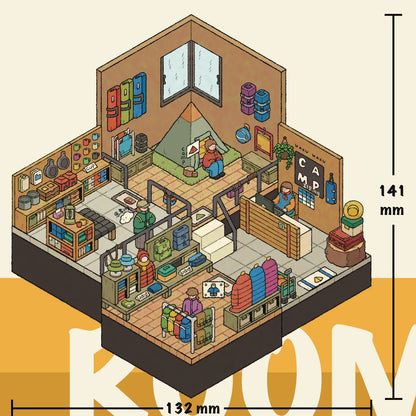 Urban Survival 3D Scene Stickers Miniature Sticker Set