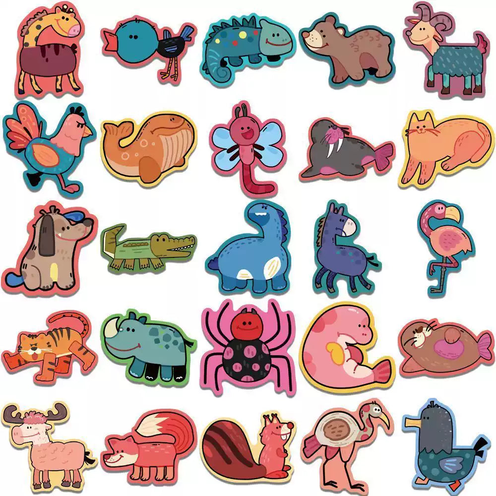 Curious Zoo Vintage Journal Stickers Planner Diary Set