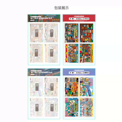 American comics| 3D DIY Scene Stickers