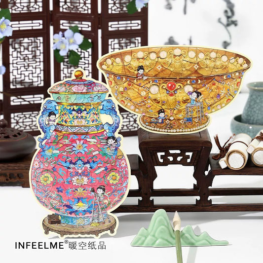 Broken Treasures Repair Miniature 3d scene Sticker Set