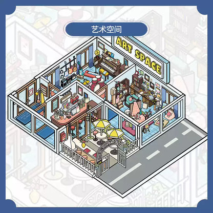 Art Space 3D Scene Stickers for DIY Crafting