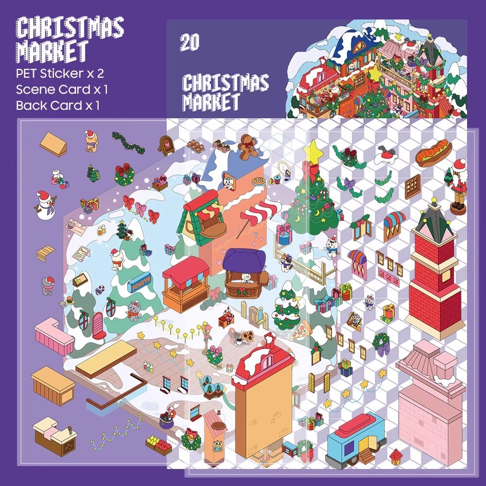Carnival Series 3D DIY Miniature Sticker