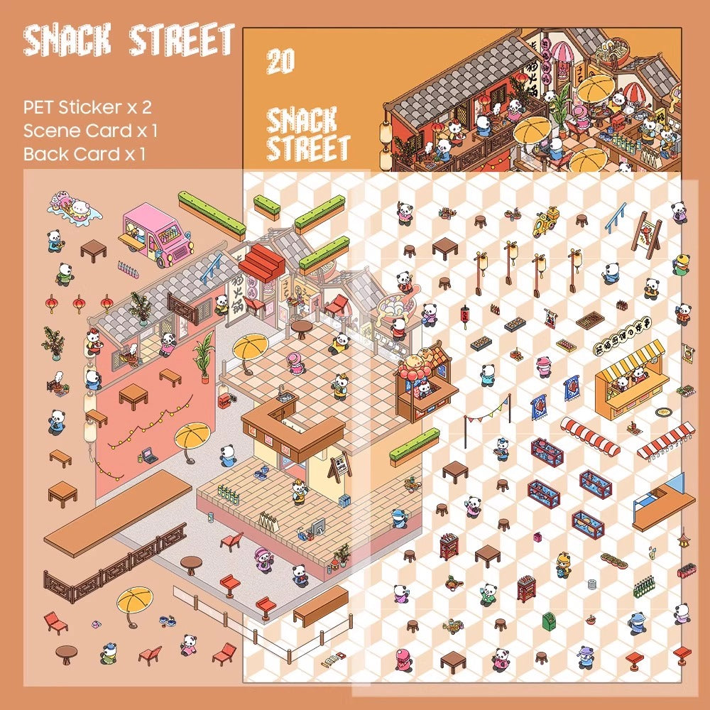Carnival Series 3D DIY Miniature Sticker