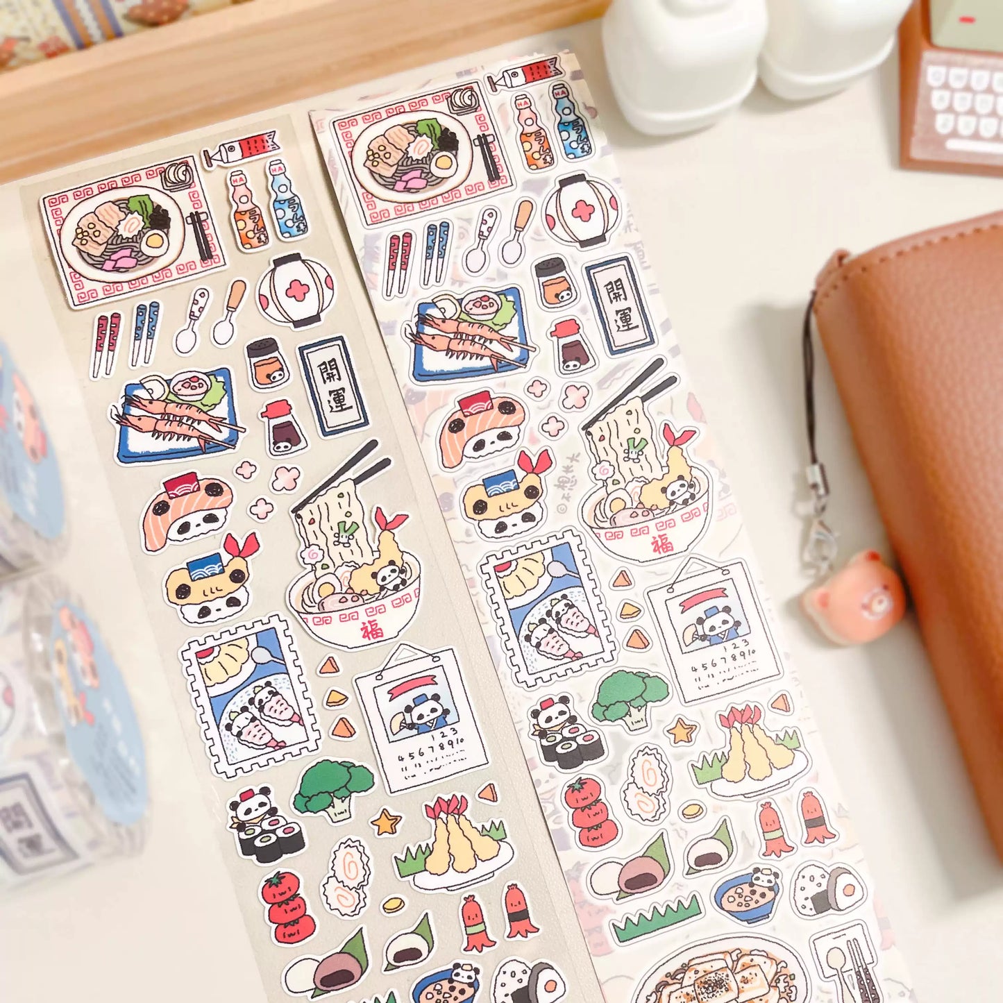 Lucky Japanese Delights Series Journal Stickers
