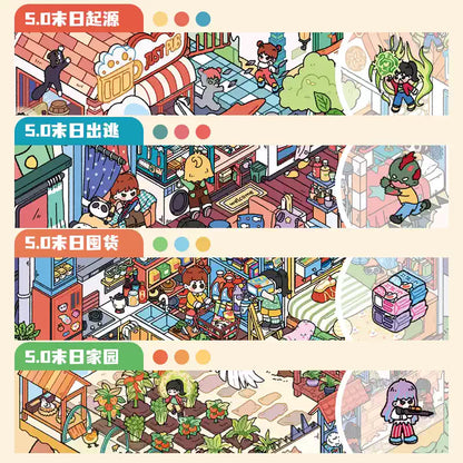 Doomsday series DIY 3D scene Sticker for Adults