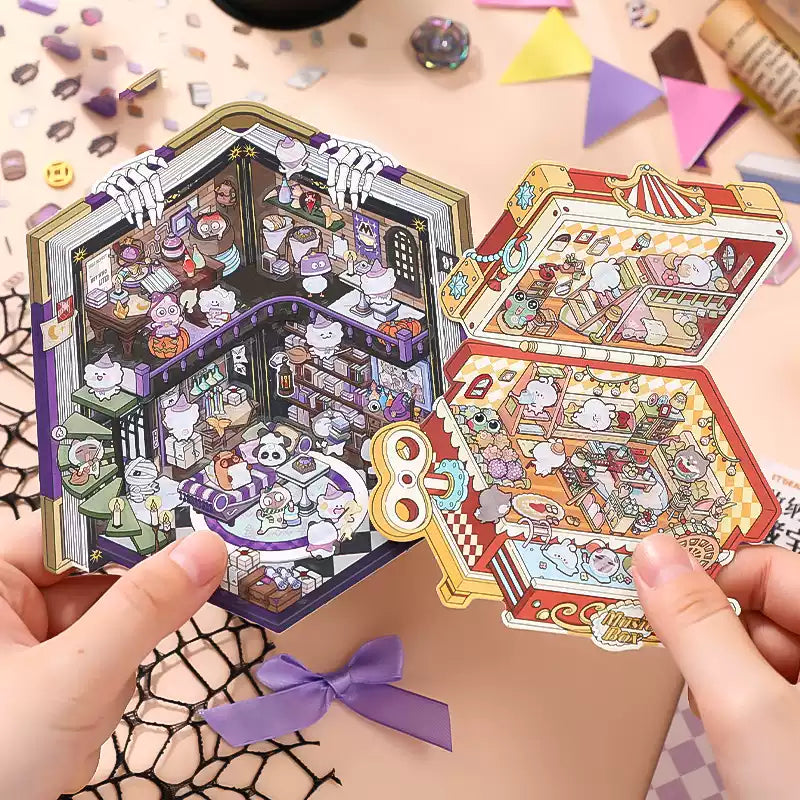 High-value Korean Style 3d Scene stickers