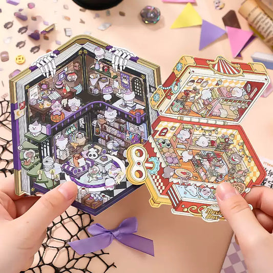 High-value Korean Style 3d Scene stickers