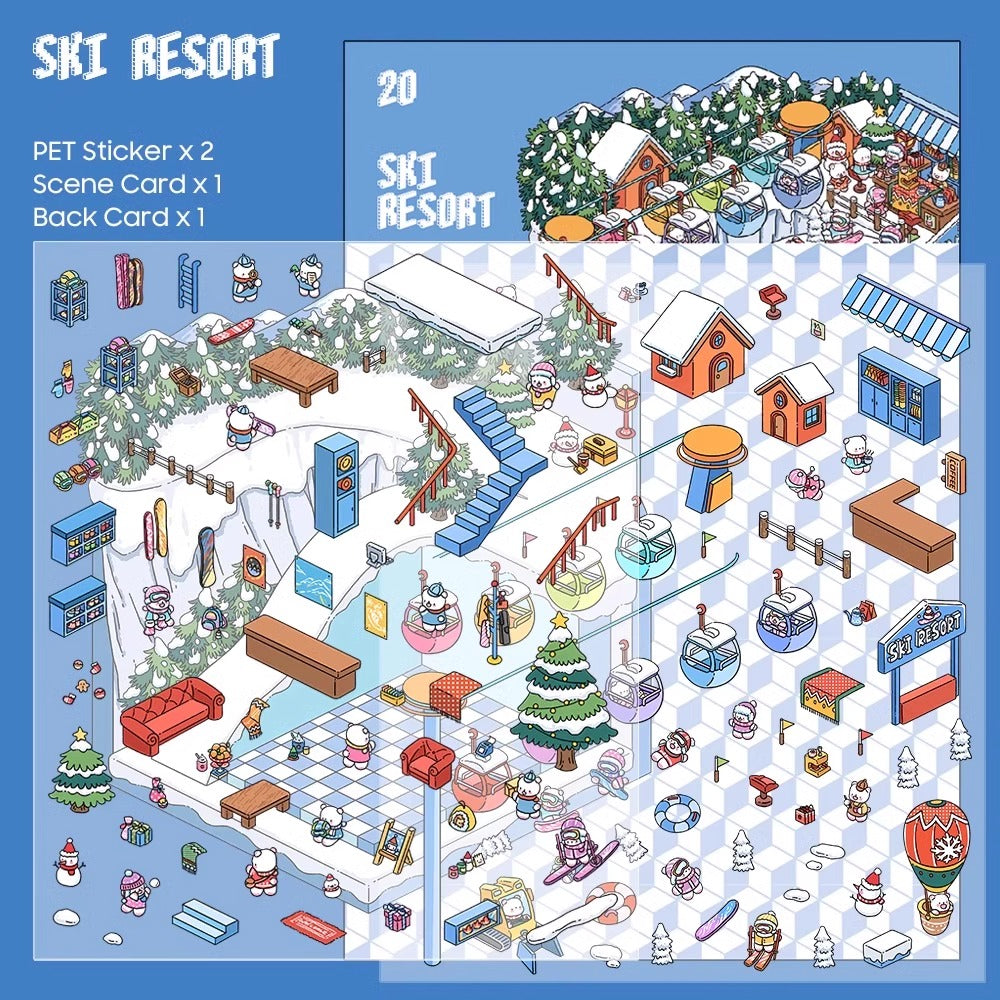 Carnival Series 3D DIY Miniature Sticker