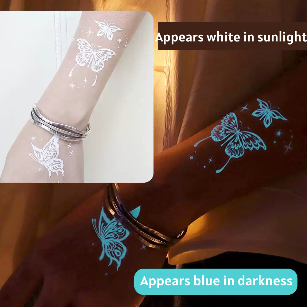 Glow in the Dark uv light Tattoo Stickers