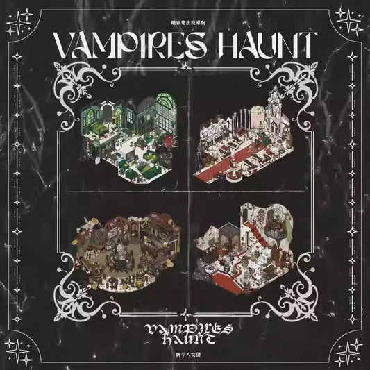 Vampires Haunt Series Easy to Apply 3D Scene Stickers