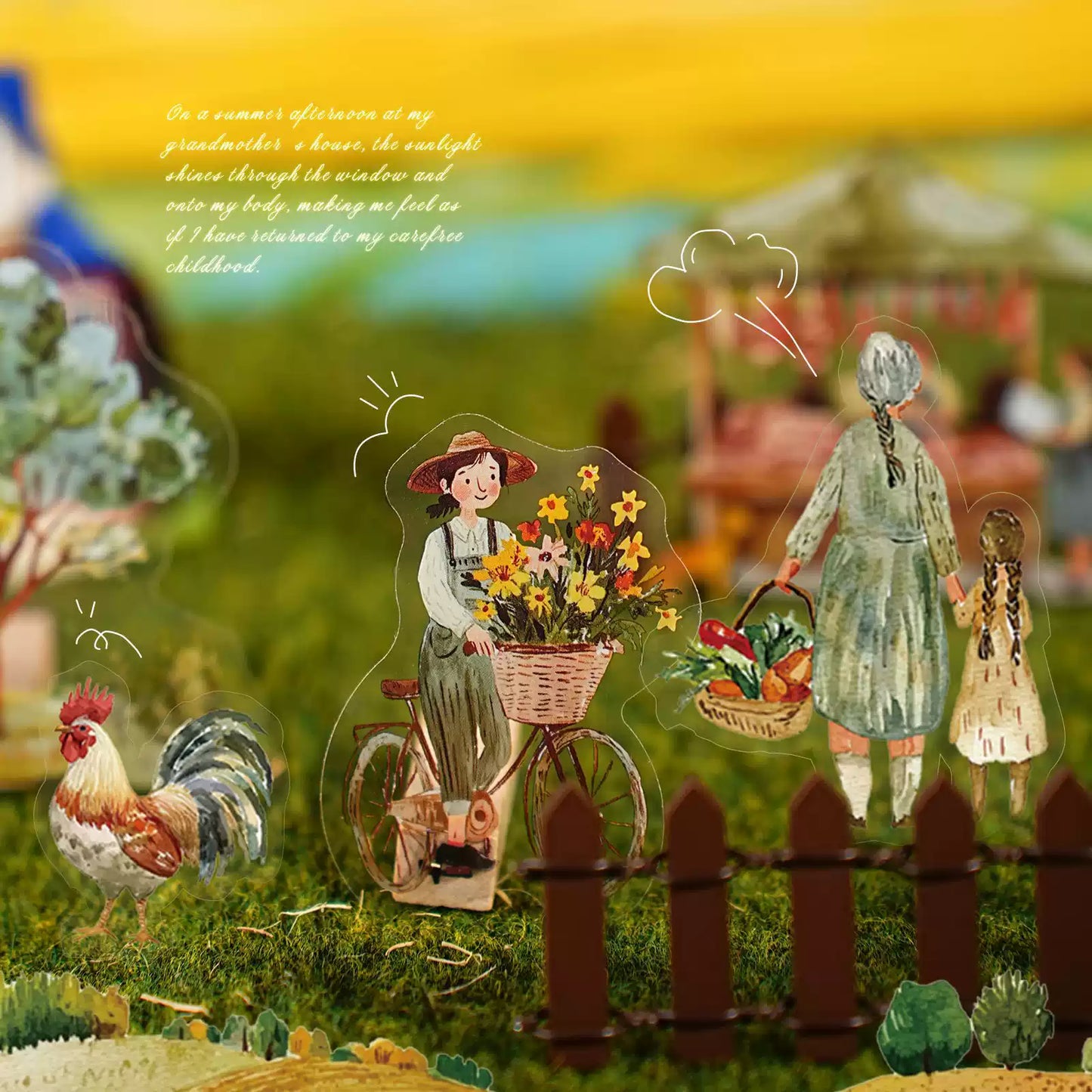 Grandma’s Summer Vintage Journal Sticker Set
